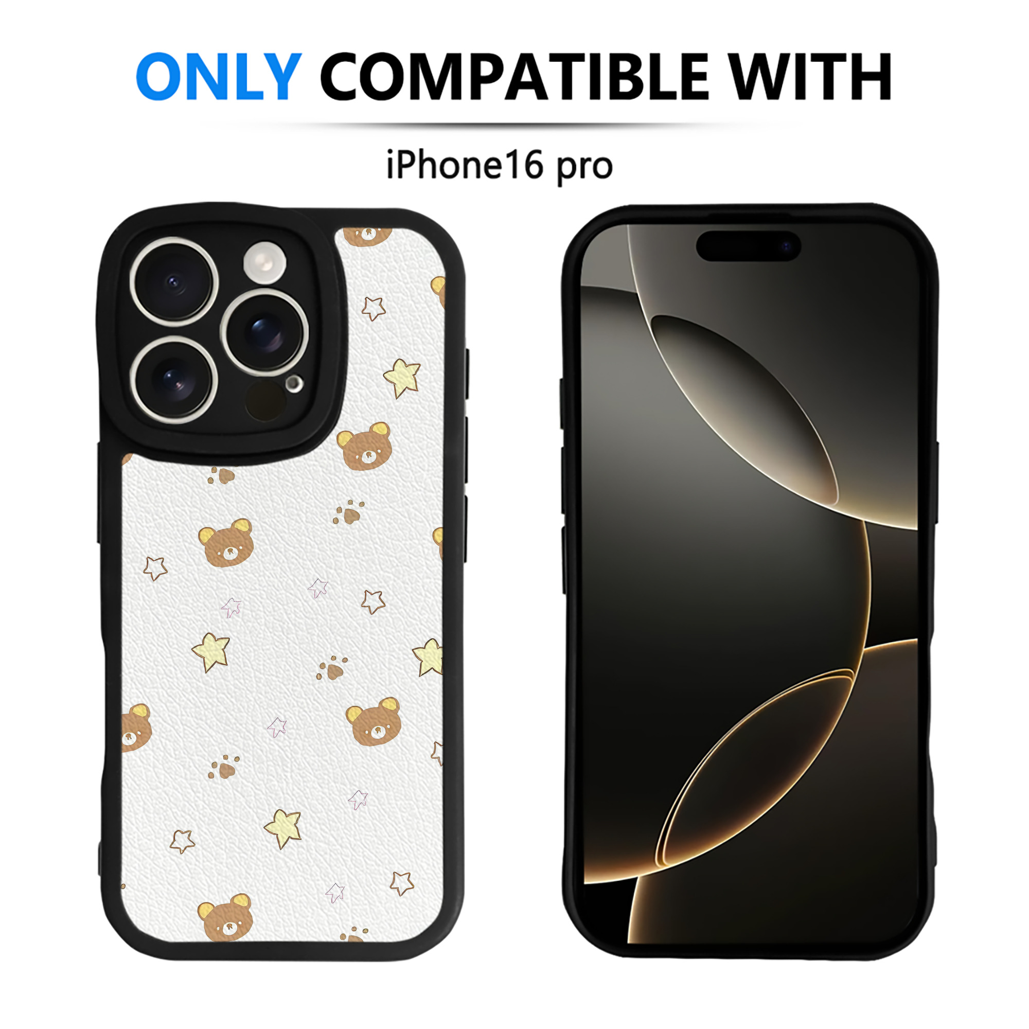 （画像用） リラックマ リラックマ キイロイトリ Rilakkuma Korilakkuma Kiiroitori 【iPhone 16シリーズ対応】シリコンスマホケース（レザー調） 材質：シリコン
